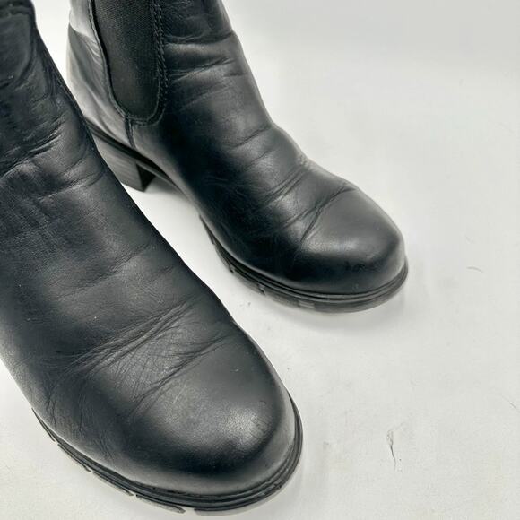 Blundstone Heeled Classic Black Chelsea Boots Leather Women’s 7 - Picture 4 of 9